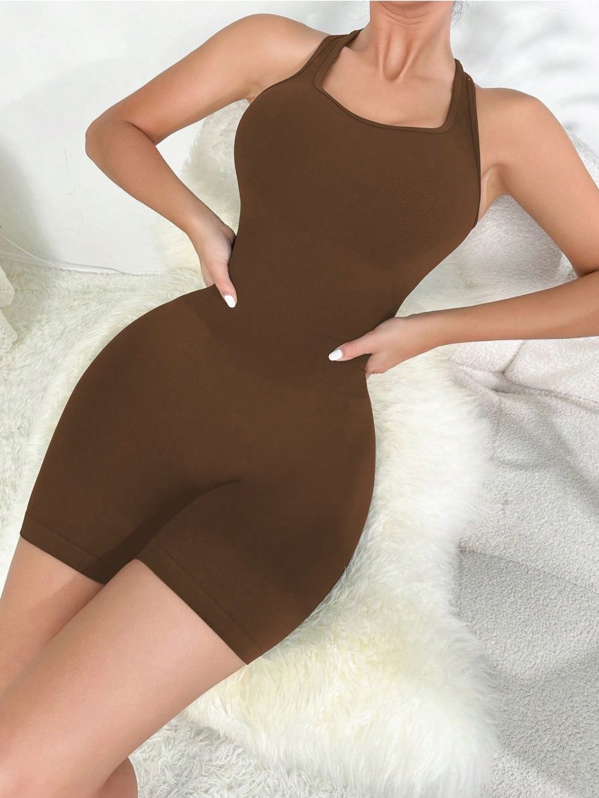 Solid Shapewear Bodysuit