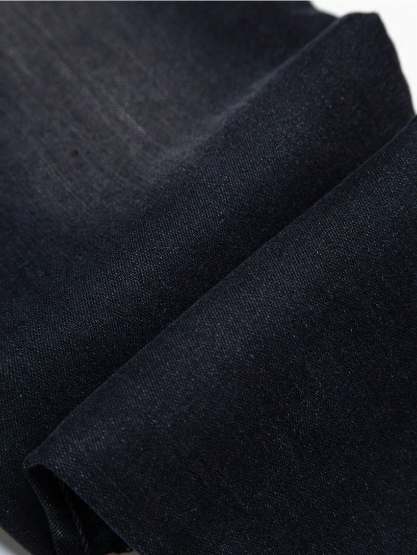 SHEIN Tween Boy Spliced Frayed Denim Jeans