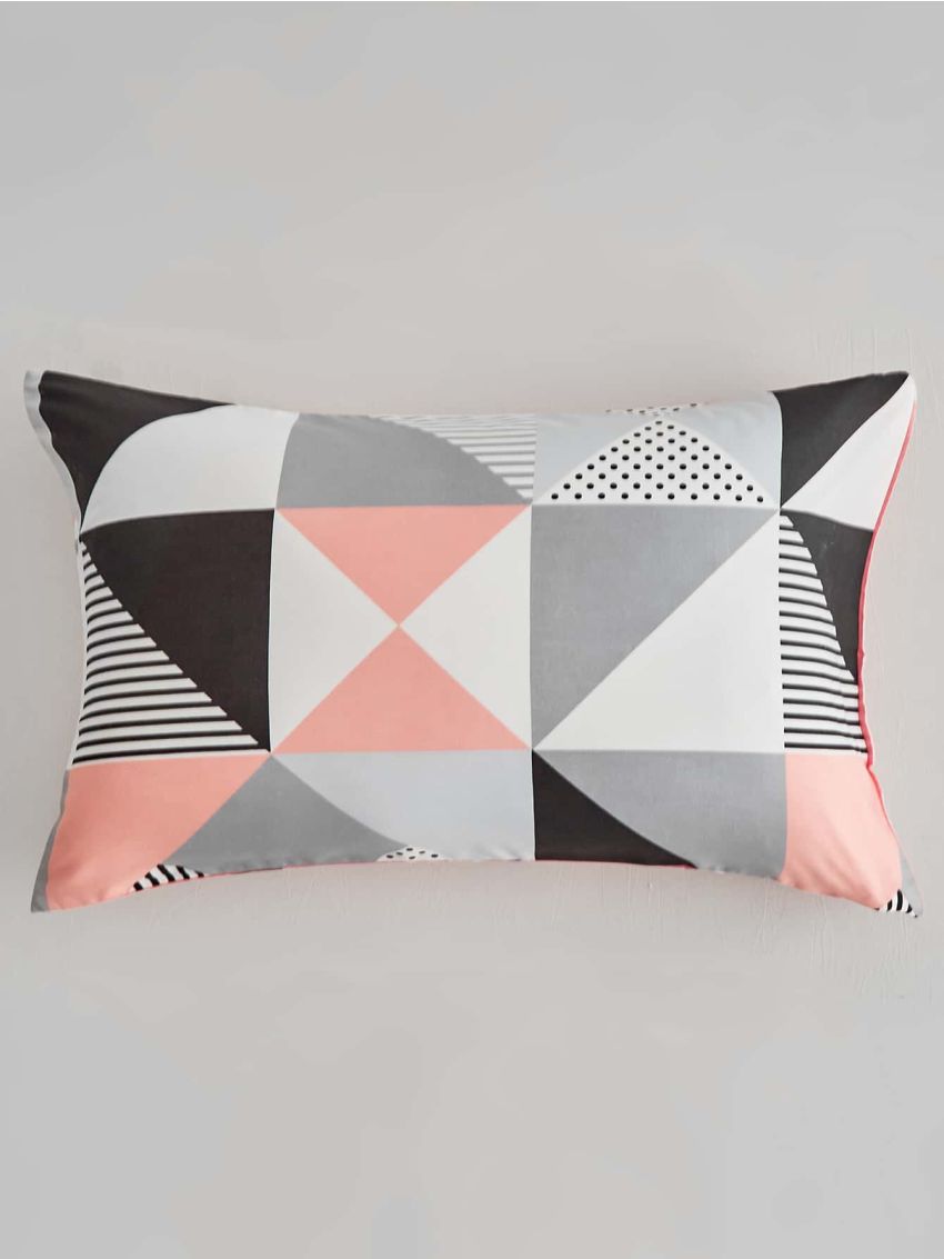2pcs Geometric Pattern Pillowcase Without Filler