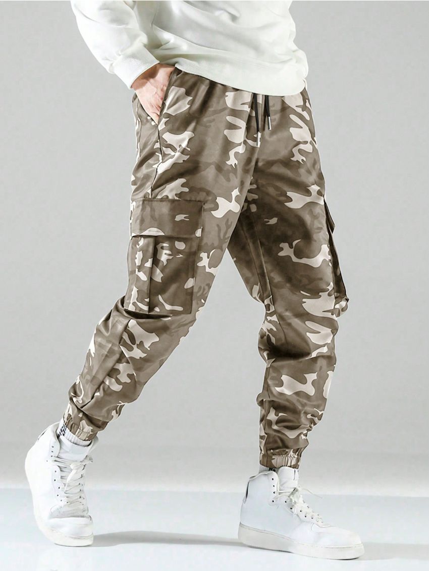 Men's Camouflage Cargo Pants Plus Size