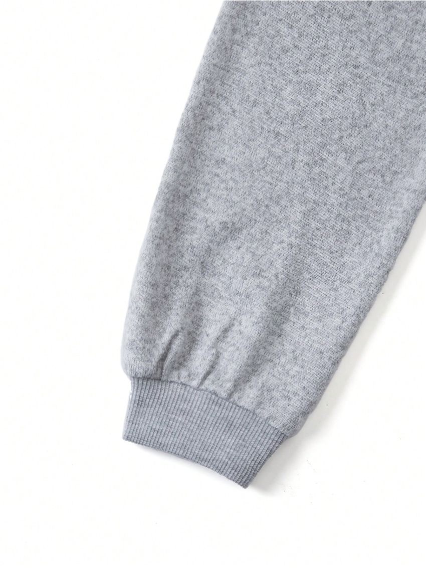 Women'S Round Neck Drop Shoulder Long Sleeve Sweatshirt