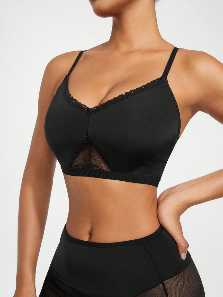 SHEIN SHAPE Women's Lace Patchwork Slimming Camisole