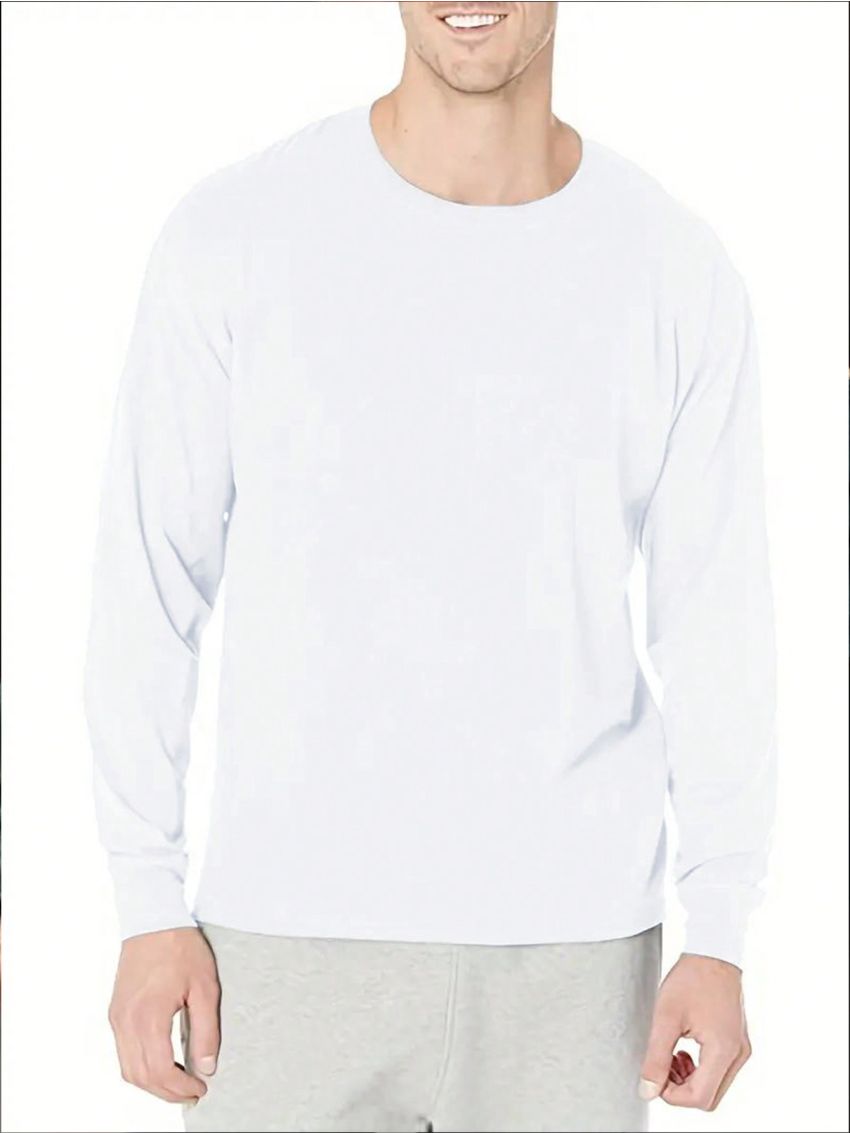 Manfinity Men Solid Drop Shoulder Tee