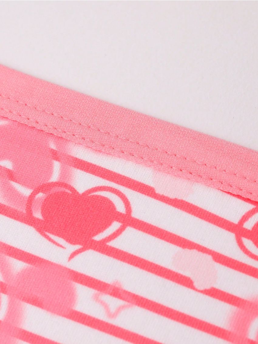 Tween Girls' Triangle Cat Printed Panties