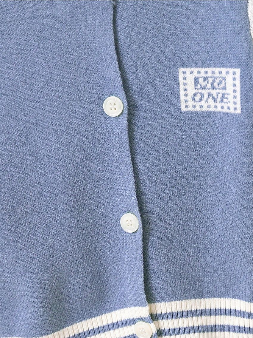 Baby Boys' Letter Pattern Cardigan