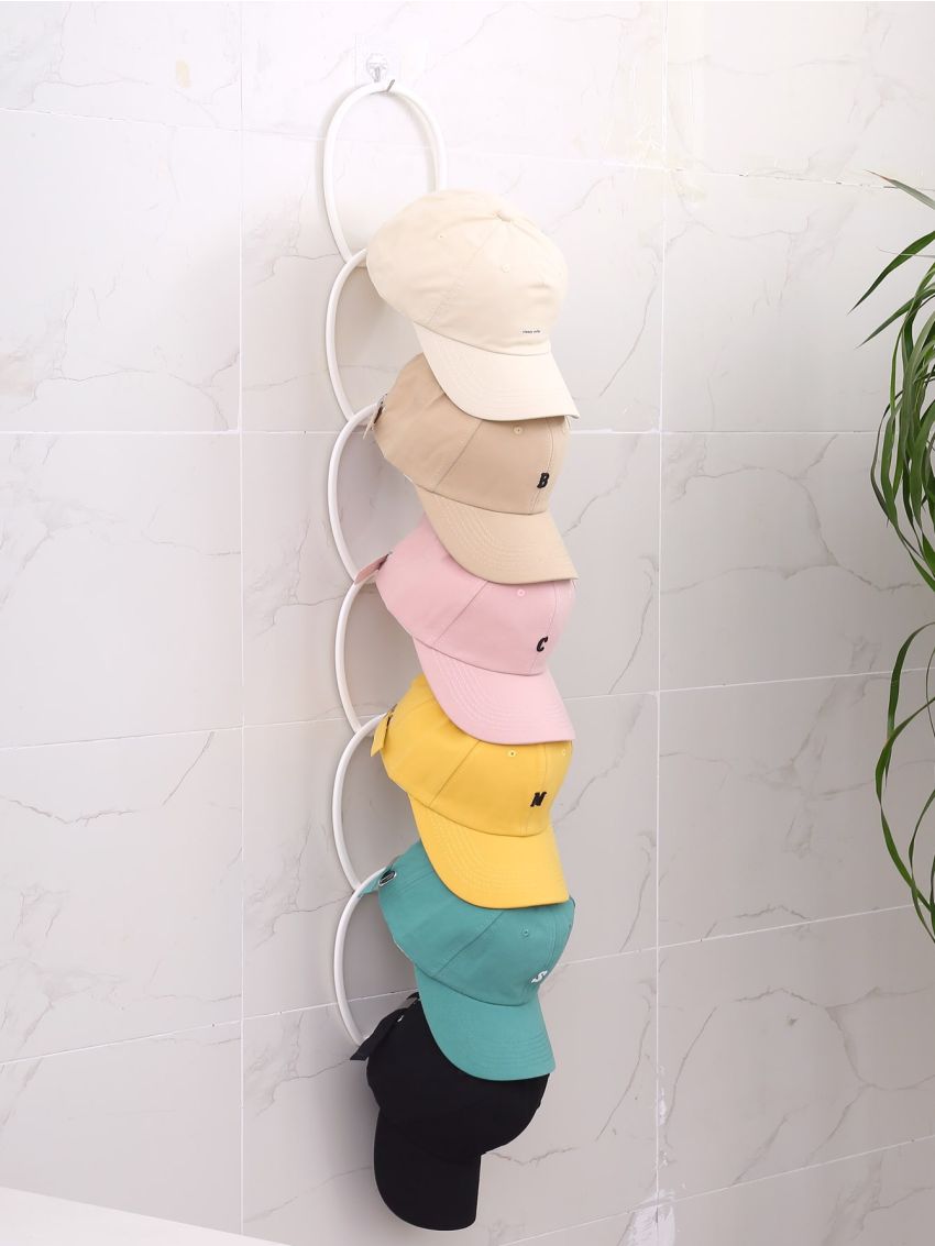 1set Plain Hat Storage Rack