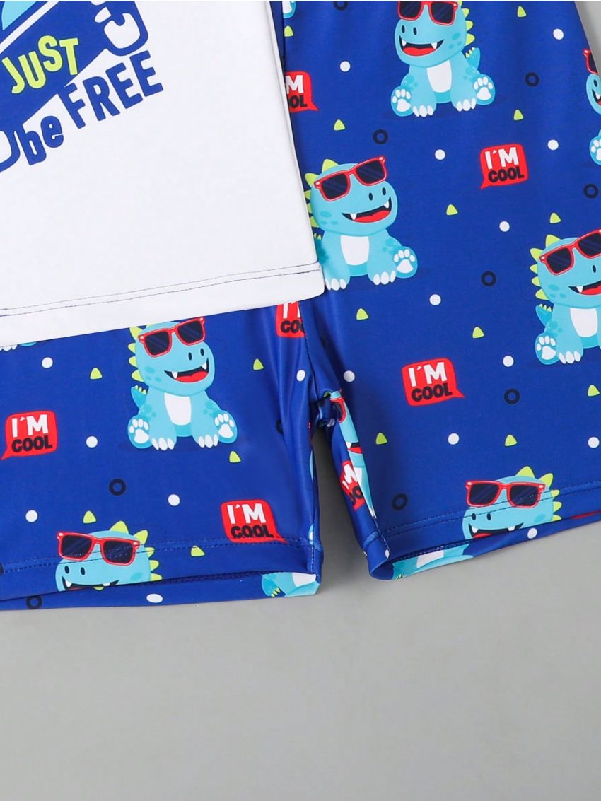 Boys' Separate Swimwear, Suitable For Beach Or Pool Party