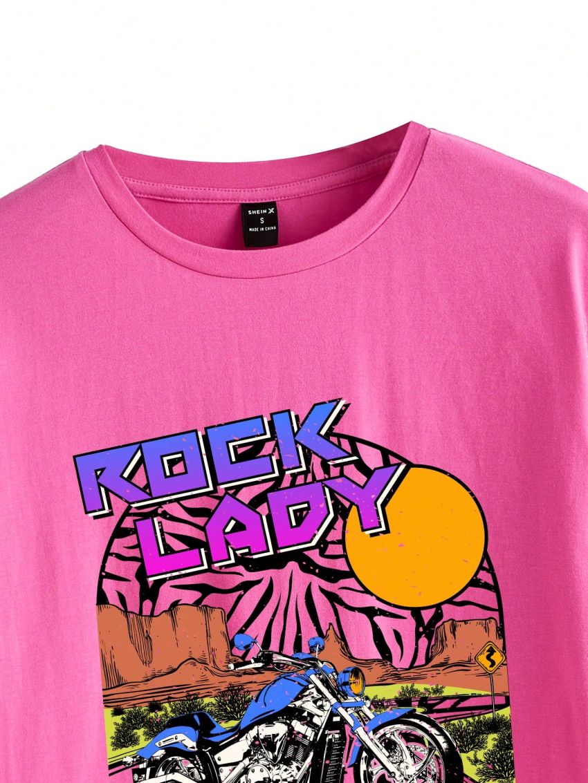 LM Estudio Round Neck Oversized Long T-Shirt