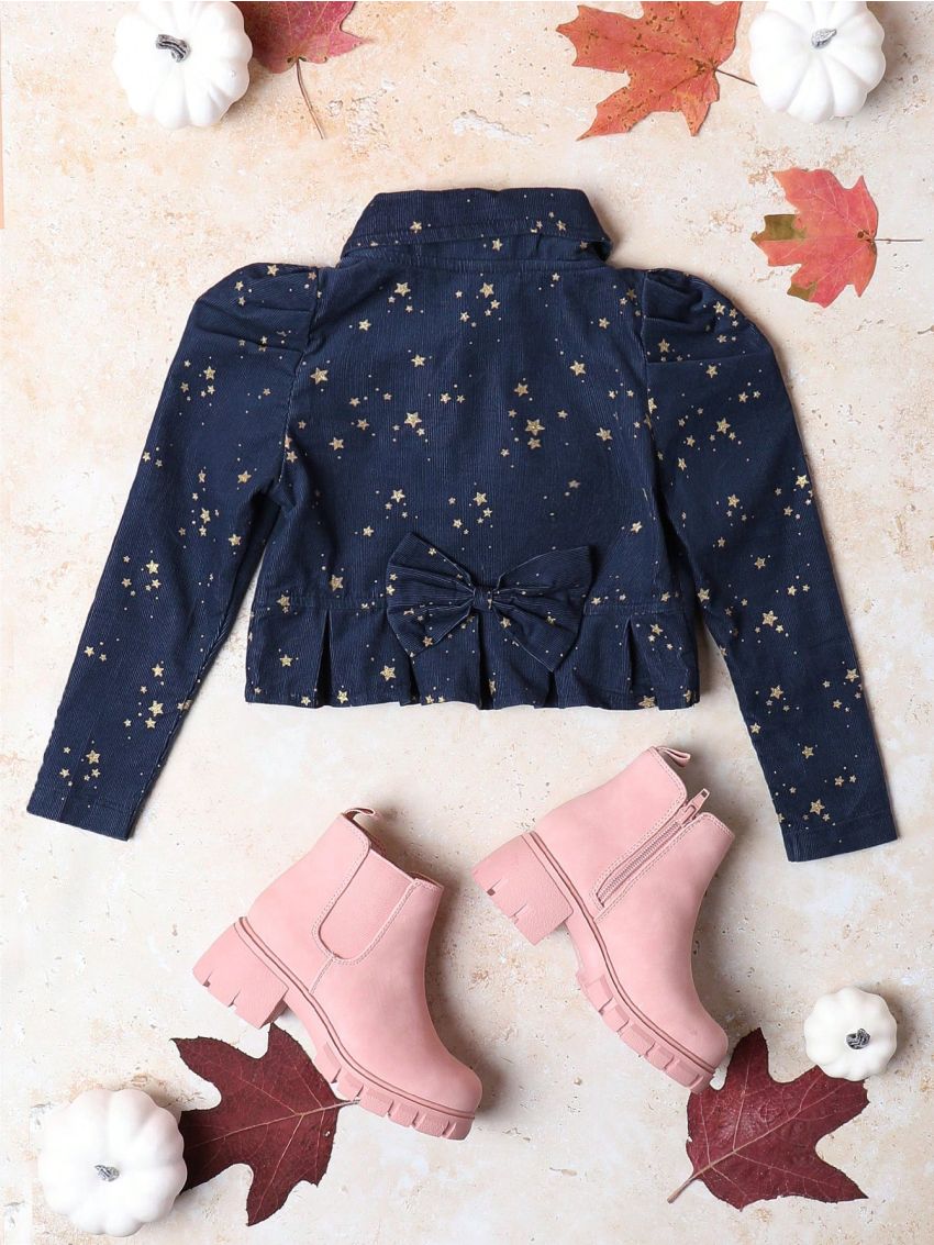 Girls' (little) Star Print Jacket