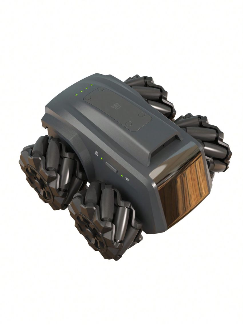 The Moorebot Scout AI-Powered Smart Camera Mobile Toy Robot for Monitoring, Desk Robot, Robot Companion, Robot Emo, AI robots, Alexa and Google Home Compatible, 1080P, Human and Pets Recognition, Auto Patrol and Docking, Night Vision