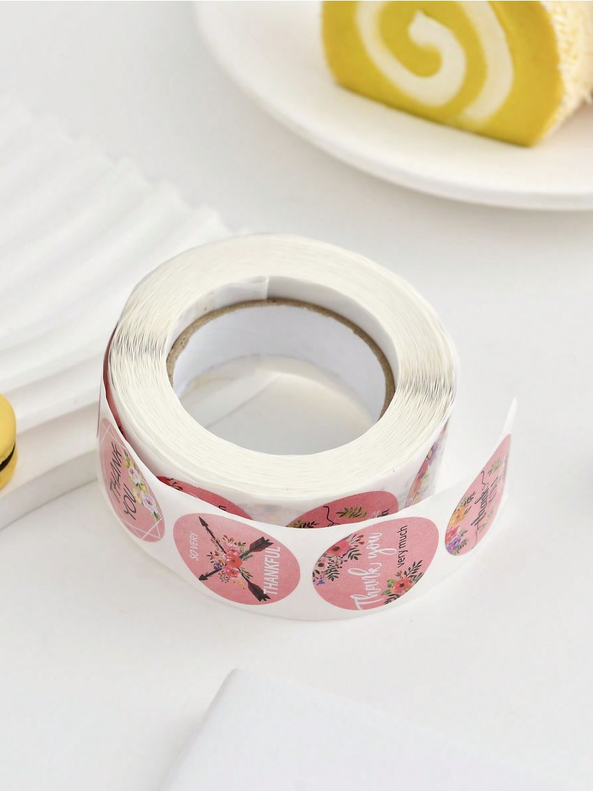 500pcs Handmade With Love Stickers For Gift Packaging Bags