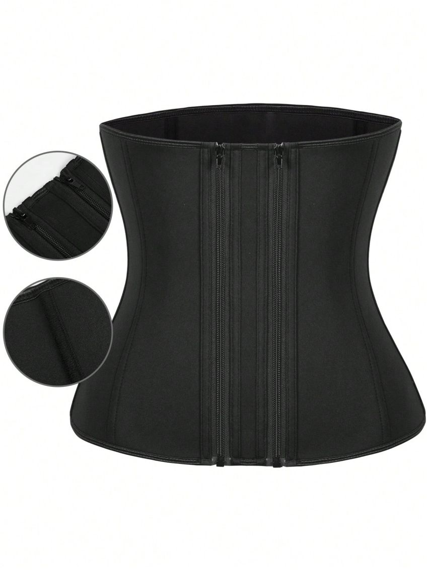 Women's Double Zipper Waist Belt