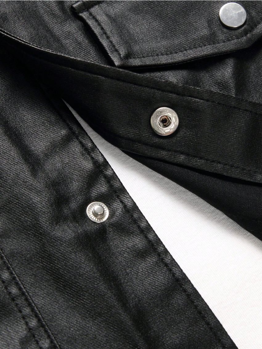 Manfinity Homme Men'S Flap Pocket Denim Jacket