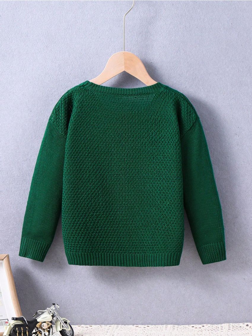Boys' (little Child) Crew Neck Drop Shoulder Sweater