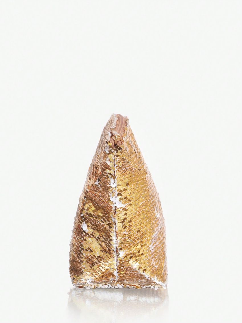 SHEIN SXY Sequin Overlay Women Evening Bag