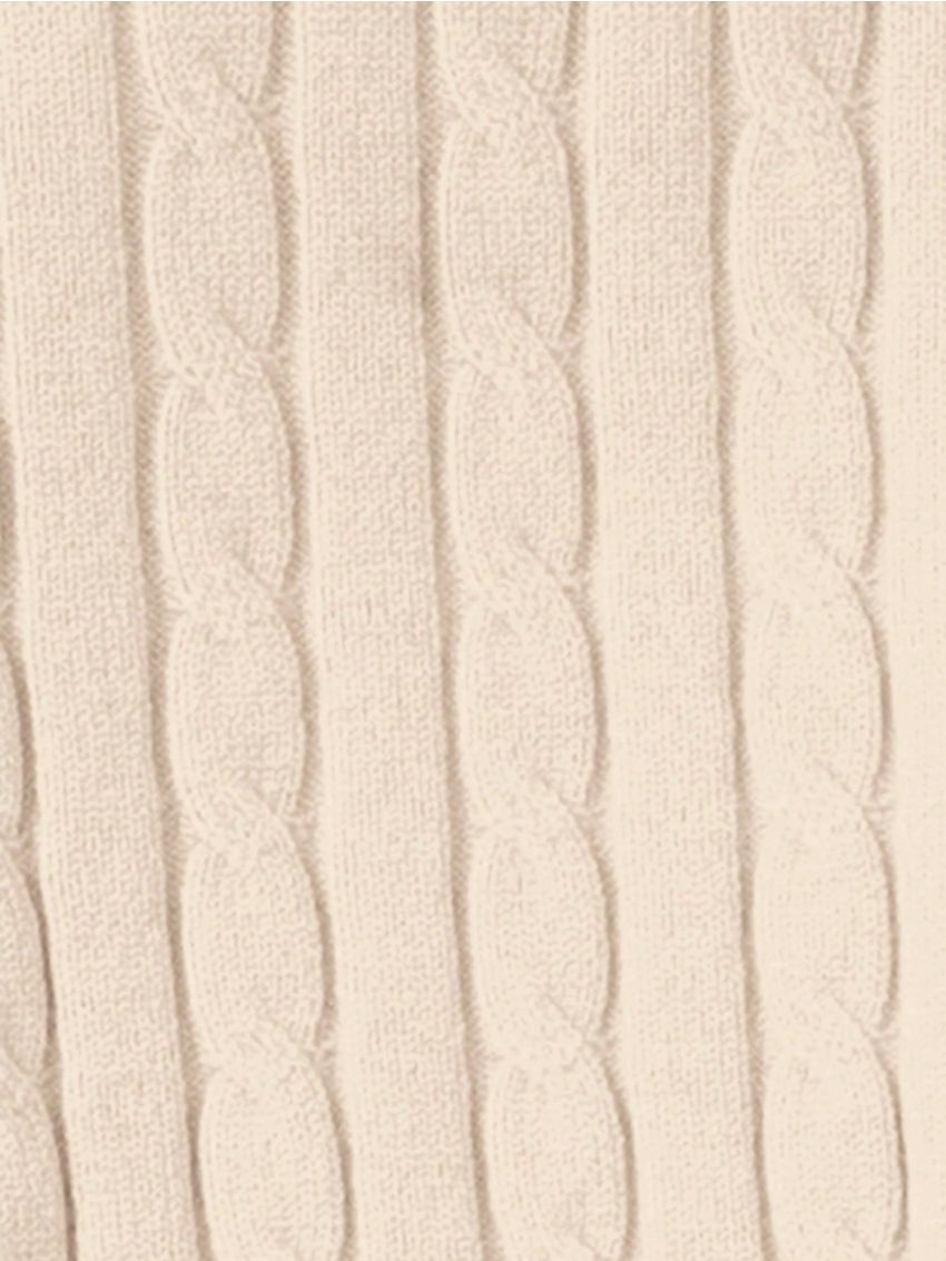 SHEIN Toddler Girls' Long Sleeve Turtleneck Sweater And Sweater Pants Set, 2pcs