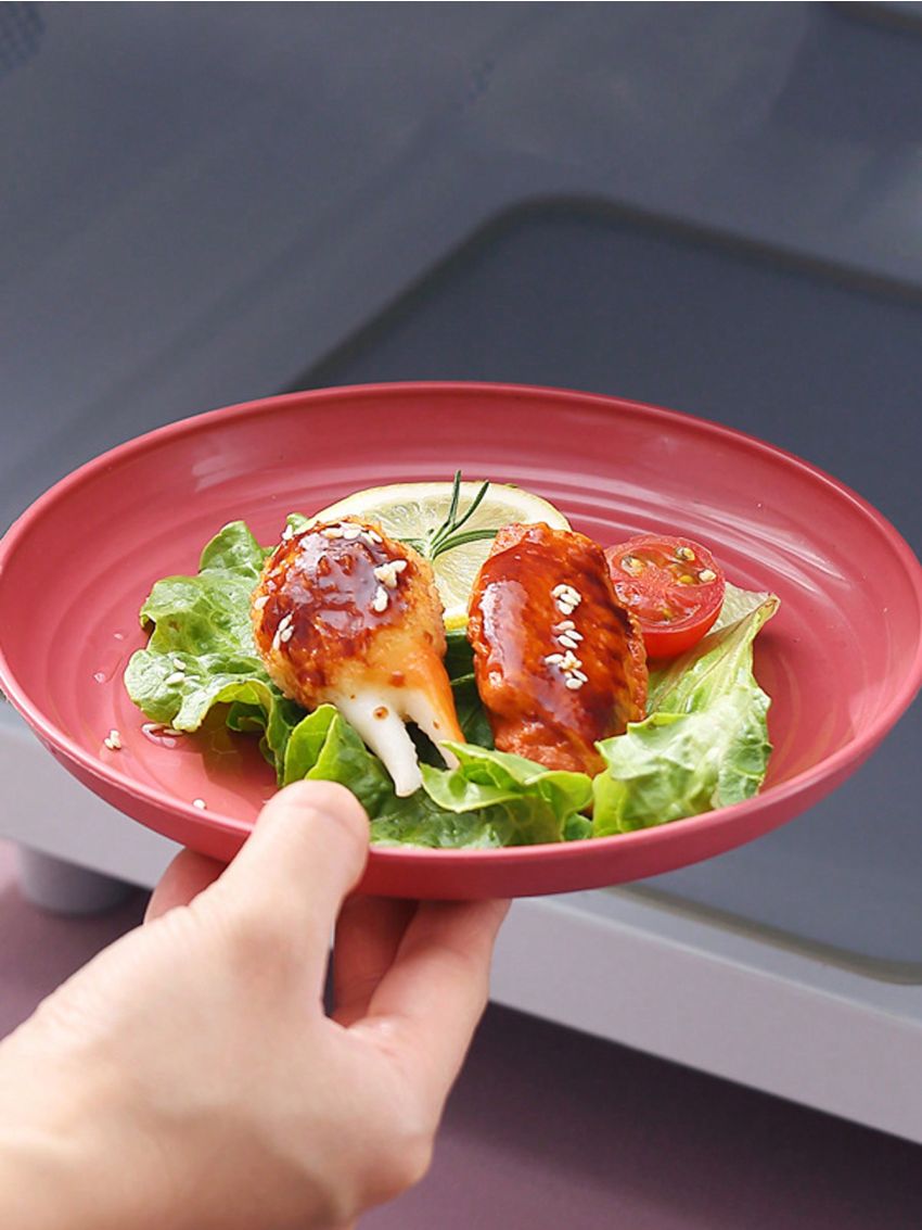 1pc Household Plate For Western-style Food, Snack, Fruit, Bone-shaped