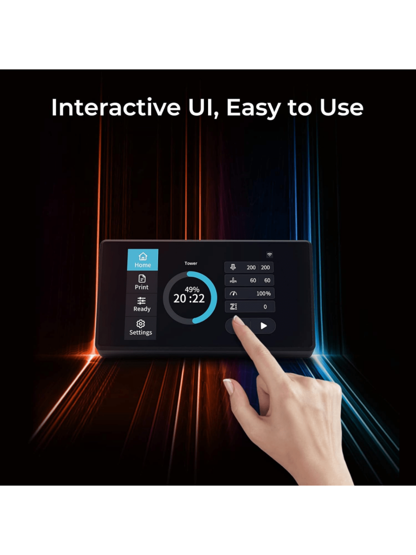 Official Creality CR-10 Smart Pro, Large 3D Printer with HD Camera LED Light and Remote Control, Auto Leveling, Dual Gear Direct Extruder, Flexible PEI Bed for DIY Home and School, 300×300×400mm