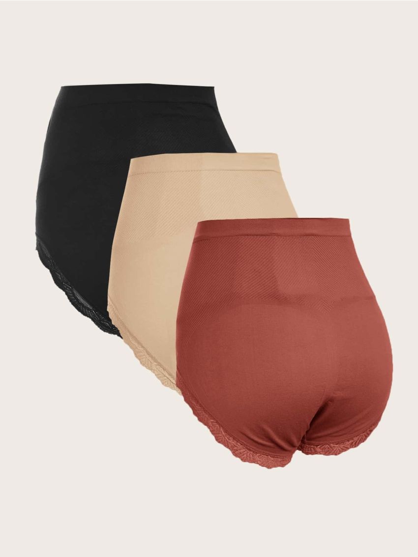 3pack Maternity Lace Trim Panty