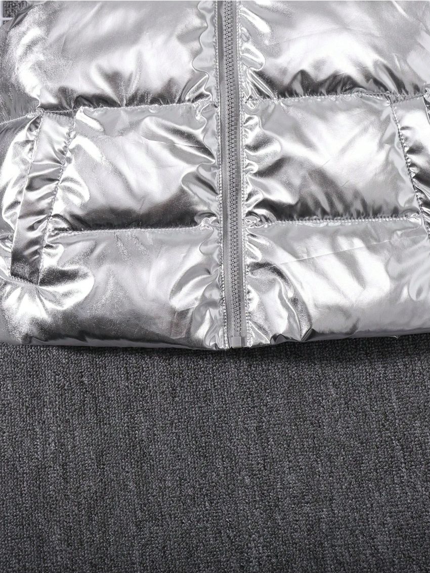 Tween Boy Zip Up Hooded Vest Puffer Coat