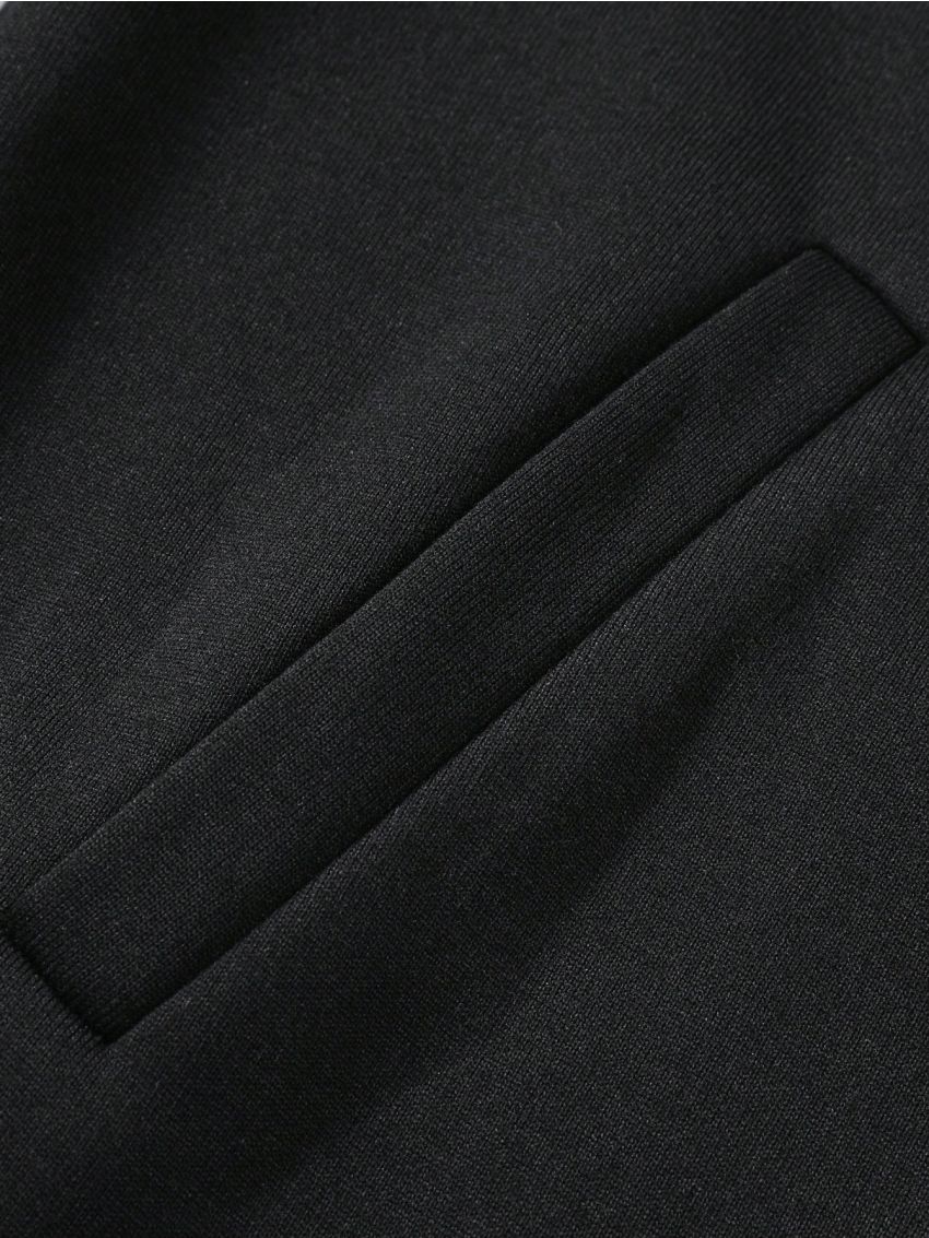 ROMWE Grunge Punk Men's Letter Skull Printed Zip Up Hoodie