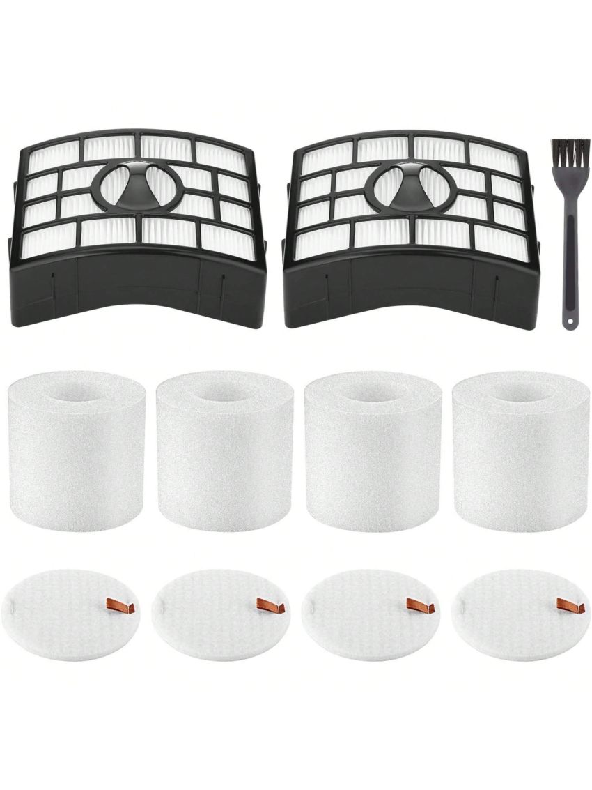 NV752 AZ1002 Replacement Filters for Shark Rotator Powered Lift-Away Vacuum NV650 NV650W NV651, NV652 NV750W NV751, NV752 NV831 NV835 AX950 AX951 AX952 ZU632 AZ1000W AZ1002 AZ1002BRN, Replaces XFF650 & XHF650