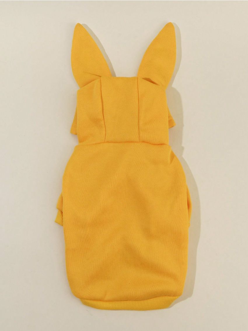 PETSIN Petsin Yellow Rabbit Pet Hoodie, 1pc