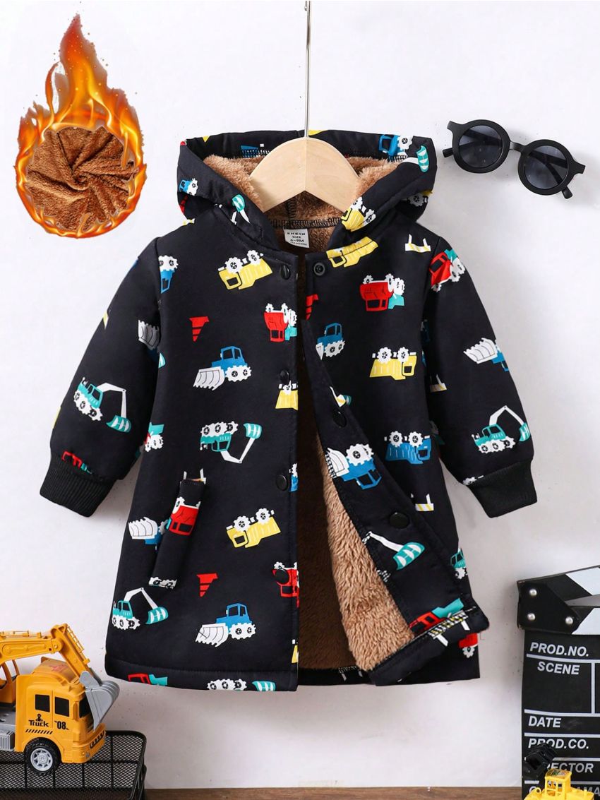 Infant Boys' Casual Printed Winter Jacket