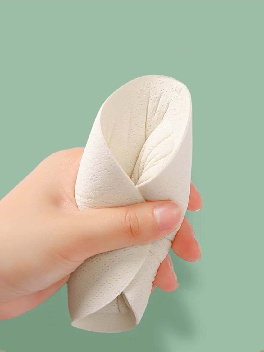 1pair Invisible Breathable Thickened Bra Inserts For Cleavage Enhancement, Flesh Color