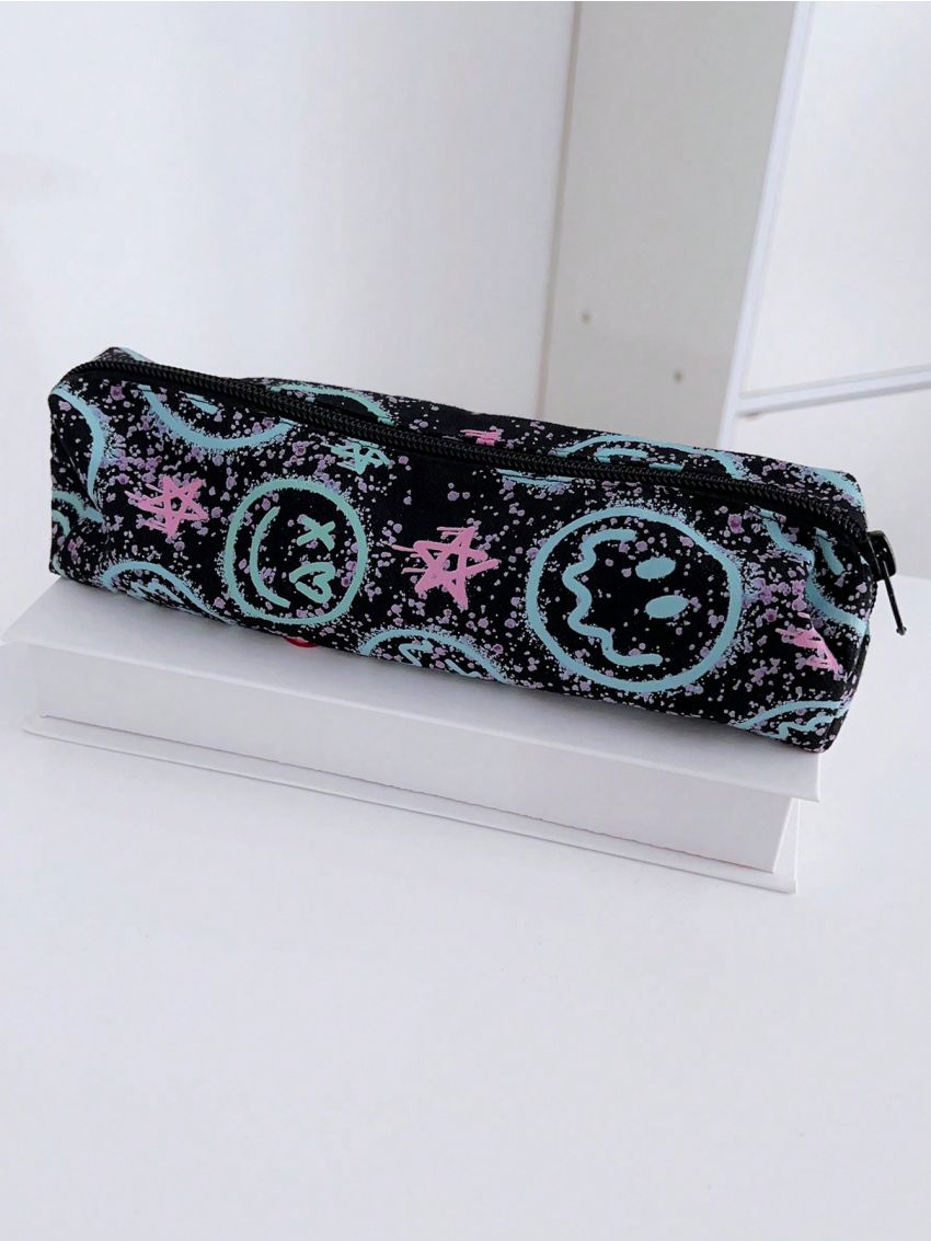 Maryam Alam Fashionable Curved Face Portable Multi-Purpose Pencil Case