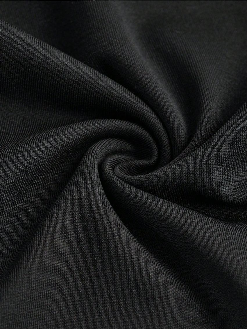 SHEIN Girls' Loose Fit Wide Leg Long Pants With Elastic Waistband, Solid Color