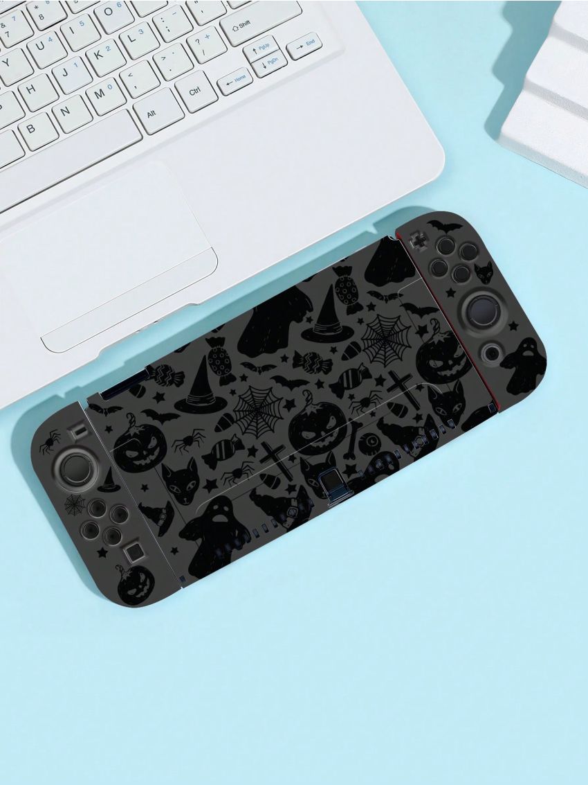 Cute Pumpkin Candy Hat Full Coverage Painted Silicone Anti-fall Protective Case Compatible With Switch