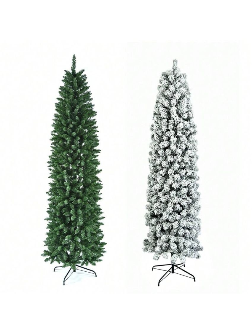 7.5ft Pointed PVC Pen Holder Christmas Tree