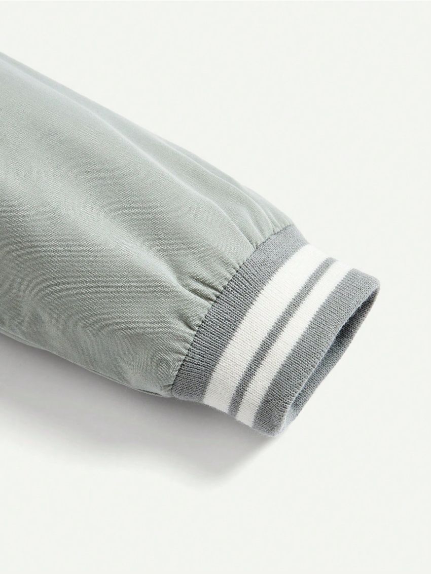 Cozy Cub Infant Boys' Letter Print Hooded Oversized Jacket