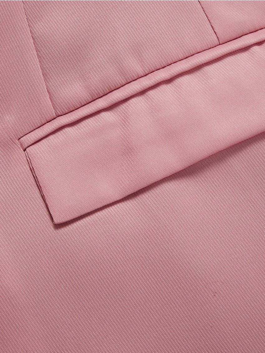 Men's Lapel Long Sleeve Suit Jacket And Pants Set