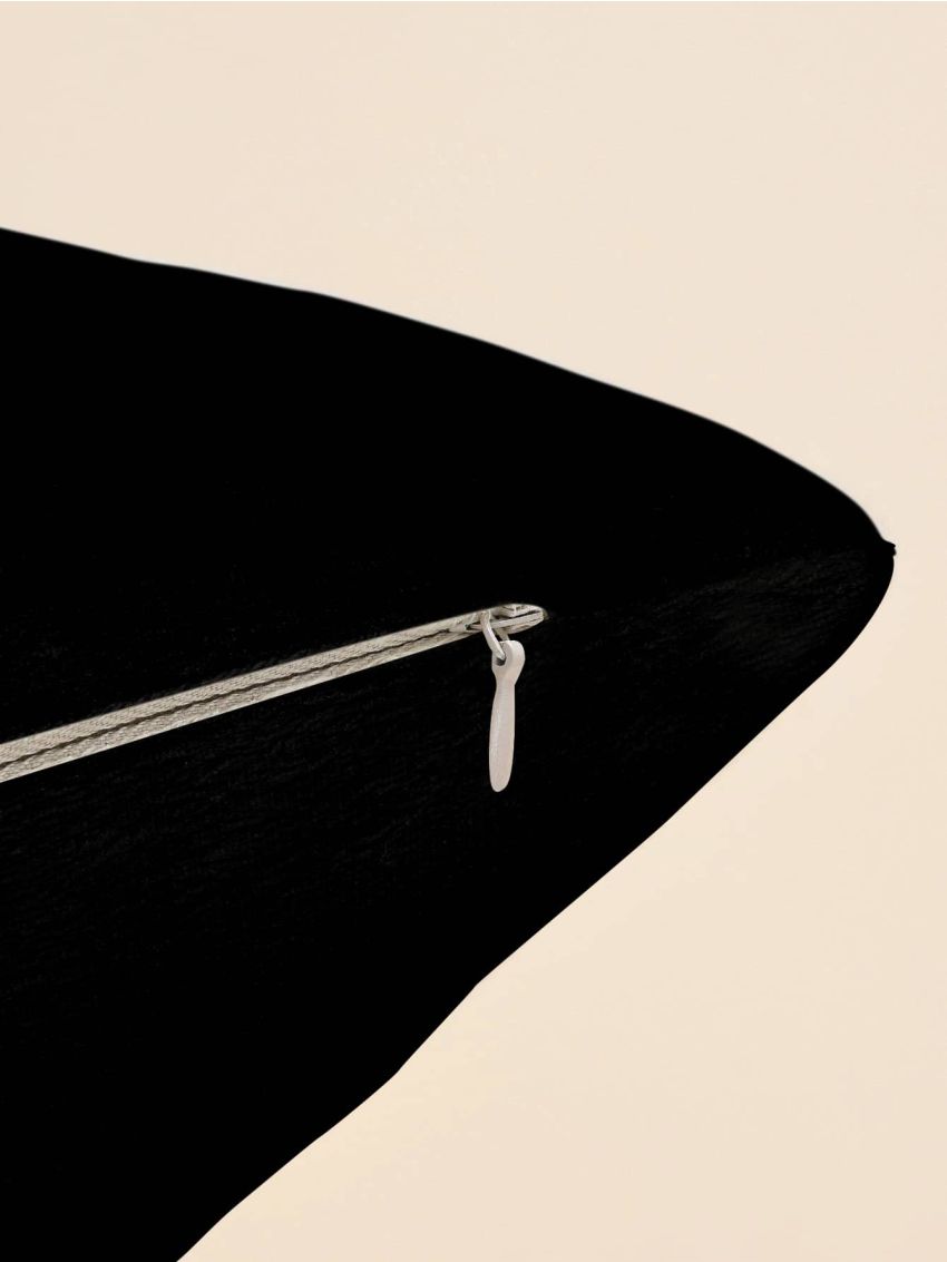 1pc Plain Cushion Cover Without Filler,Simple Polyester Washable Decorative Square Pillowcase For Home Decoration