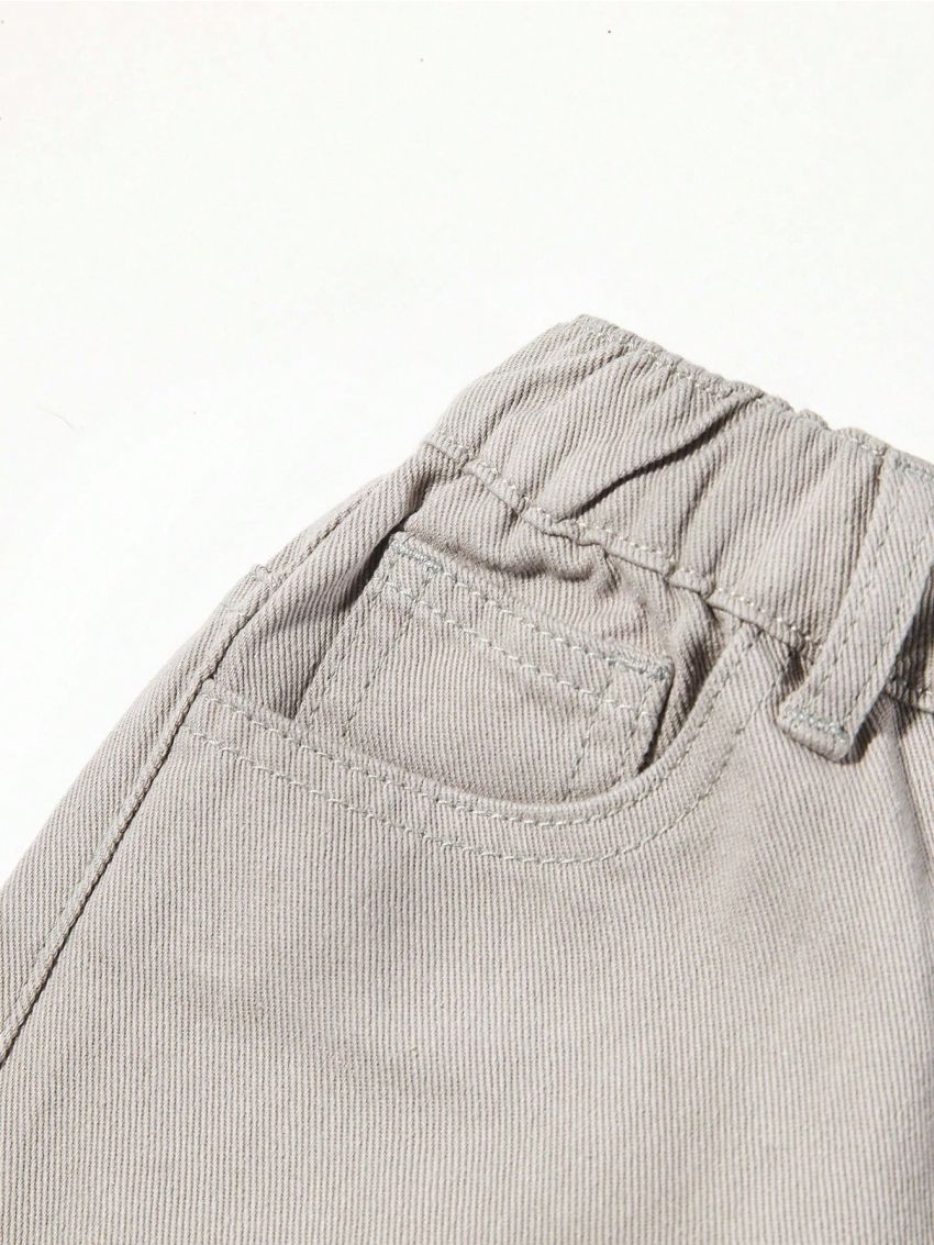 Boys' Flap Pocket & Side Stripe Cargo Pants, For Children (ages 8-16)