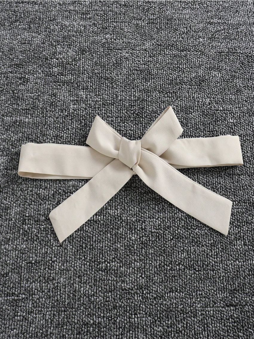 Teen Girls' Double Breasted Windbreaker Coat With Ruffle Hem