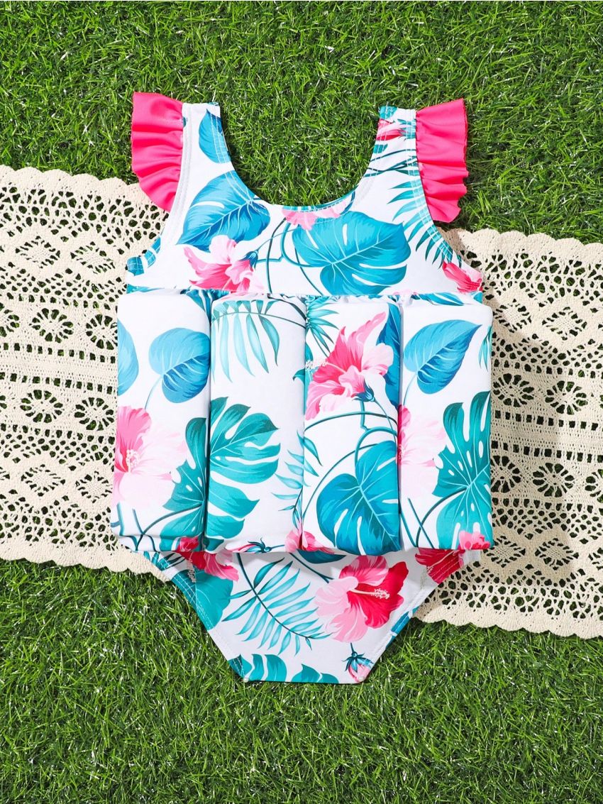 Infant Girls' Floatation Swimwear With Function