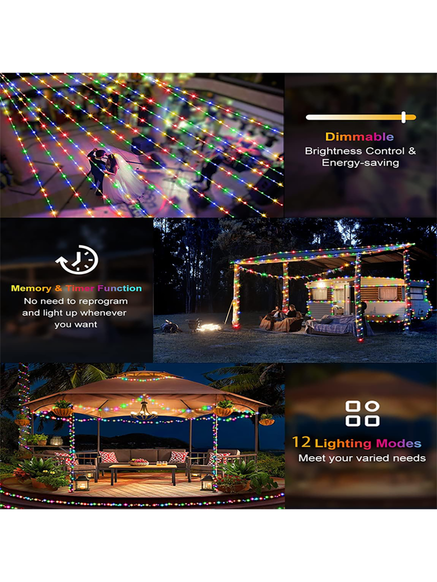 One Set Six Colors 30m/300 Leds, 50m/500 Leds, 100m/1000 Leds 24v Low Voltage Rubber String Light, Waterproof With Remote Control Timer/brightness/speed/12 Modes, Suitable For Christmas, Halloween, Various Festival Parties, Lawn, Garden, Terrace