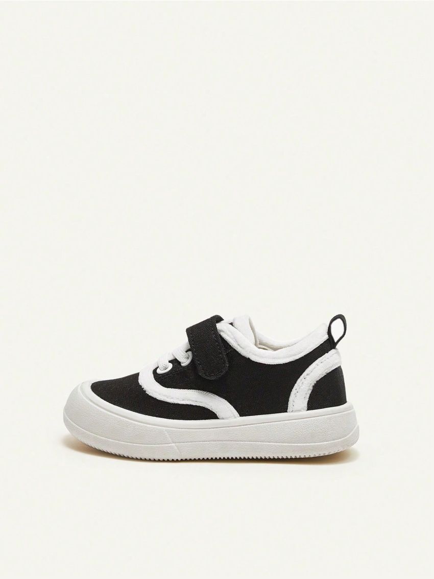 Cozy Cub Boys' Fashionable And Trendy Design Casual Sports Shoes For Autumn And Winter, Black