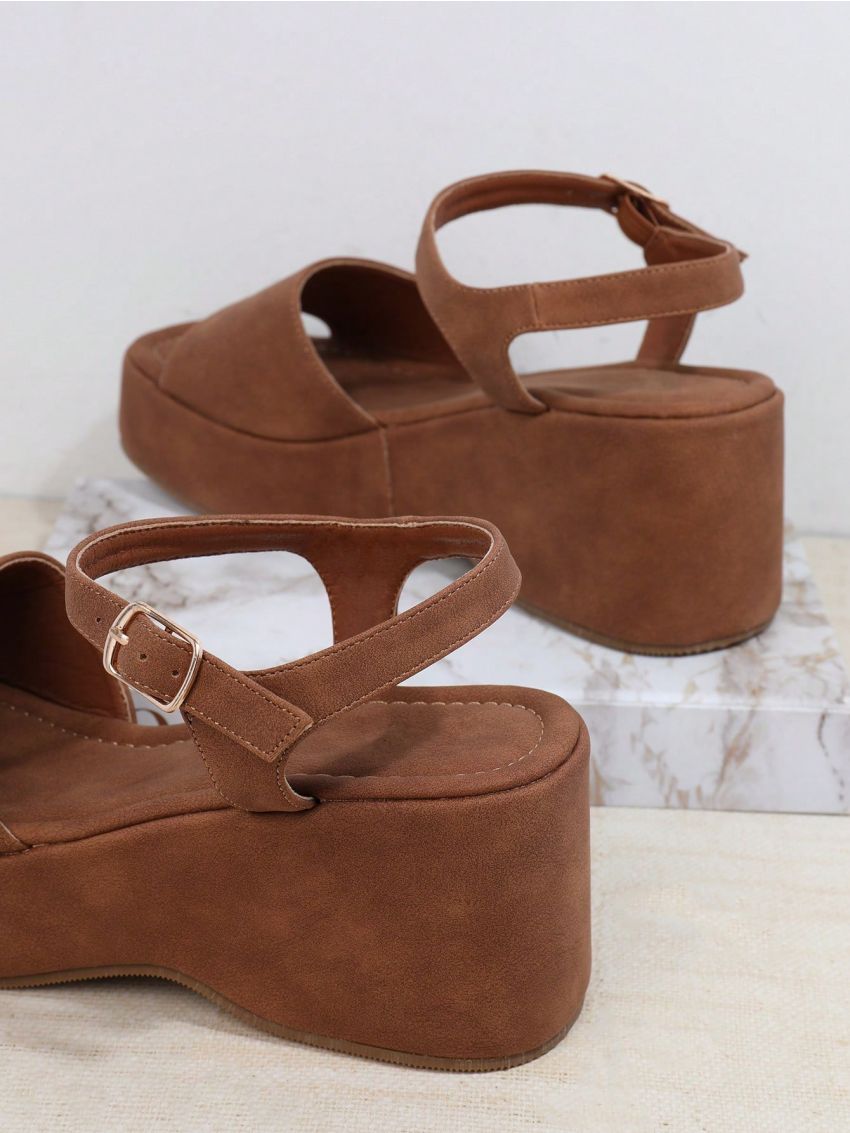 Women'S Versatile Wedge Heel Thick Bottom Sandals