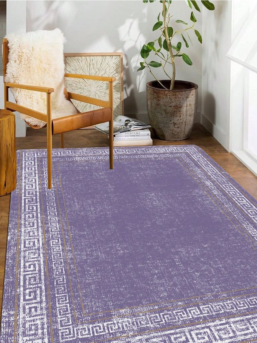 1pc Nordic Classical Style Indoor/outdoor Soft Carpet With Geometric Pattern, Modern Luxurious Decorative Area Rug For Living Room, Sofa, Table, Bedroom, Bathroom, Elegant Lady's Room Decor