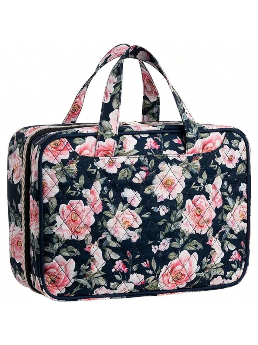 Hanging Travel Toiletry Bag for Women Traveling With Leakproof Compartment Makeup Cosmetic Organizer Kit Travel Accessories Essentials Must Have