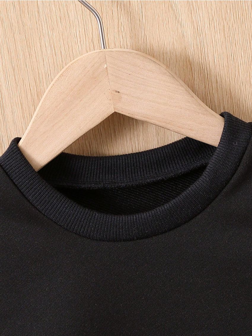 Baby Oil Painting Print Sweatshirt