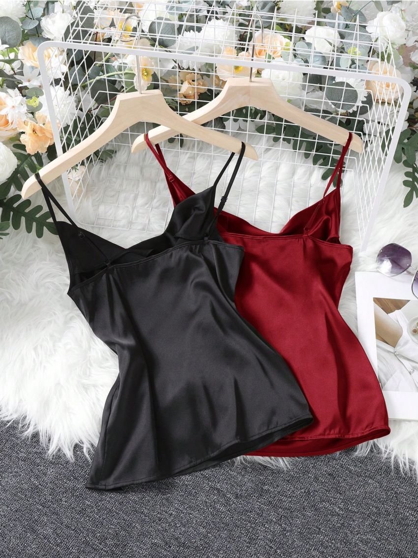 SHEIN Clasi Women's 2 Piece Draped Collar Vest