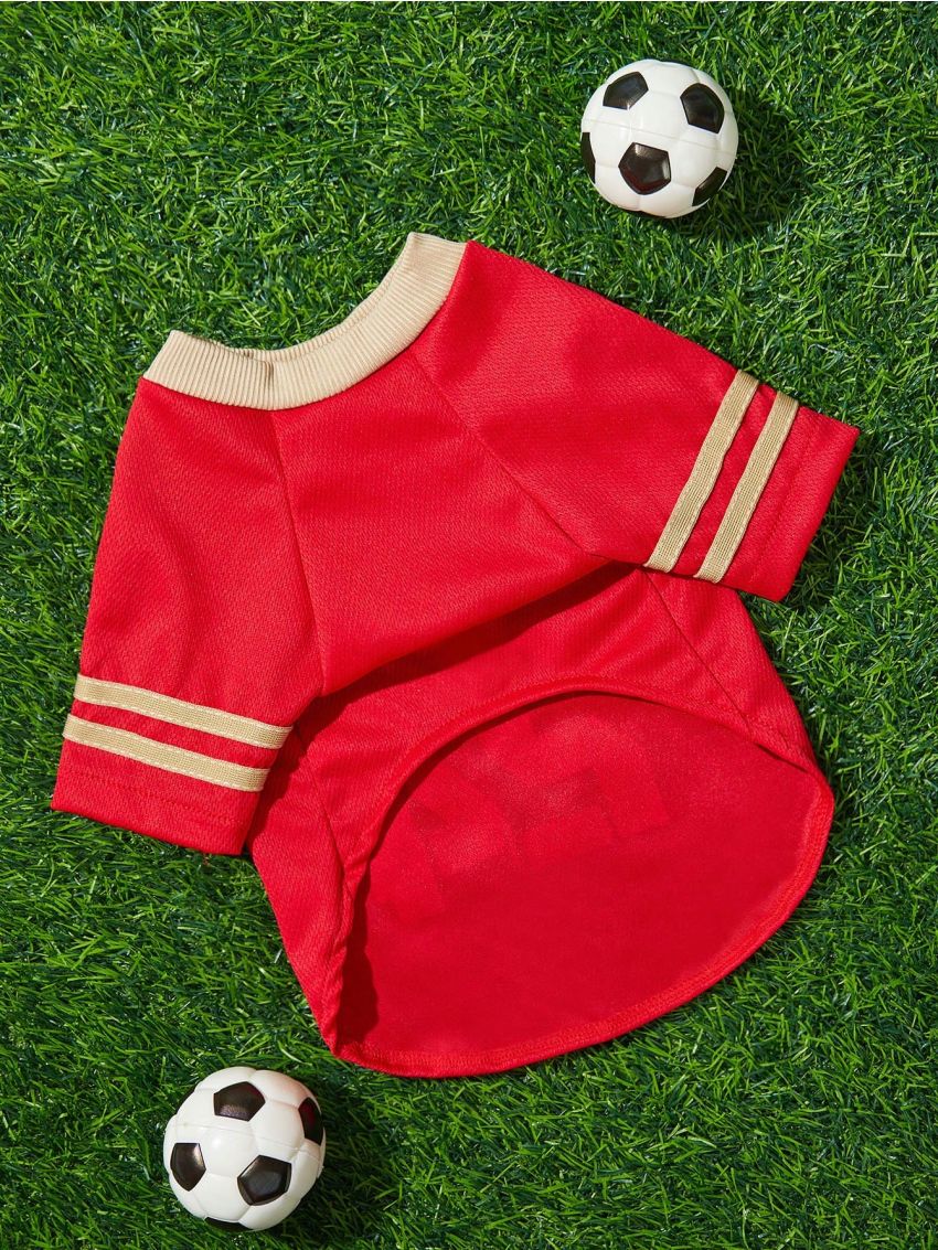 PETSIN Pet Sports Jersey San Francisco Number Print Bird's Eye Fabric Cat And Dog Unisex T-Shirt