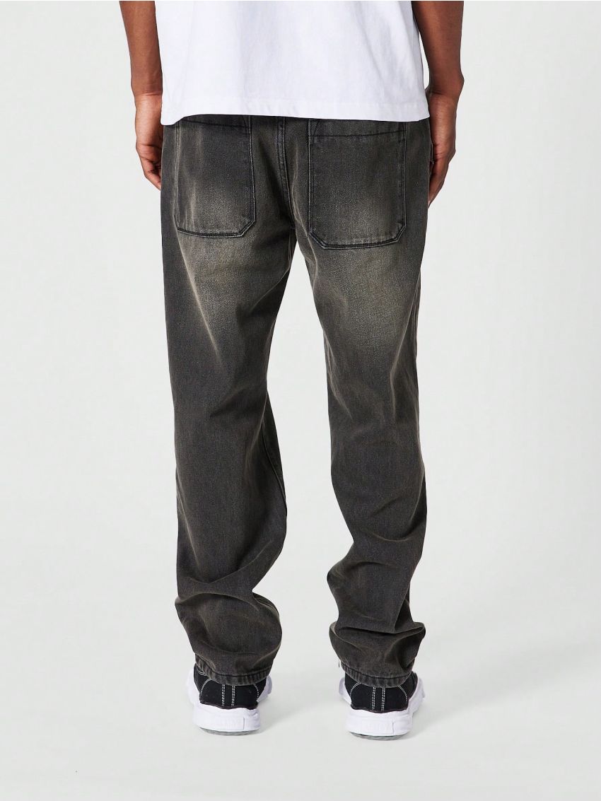 SUMWON Straight Fit 5 Pocket Jean