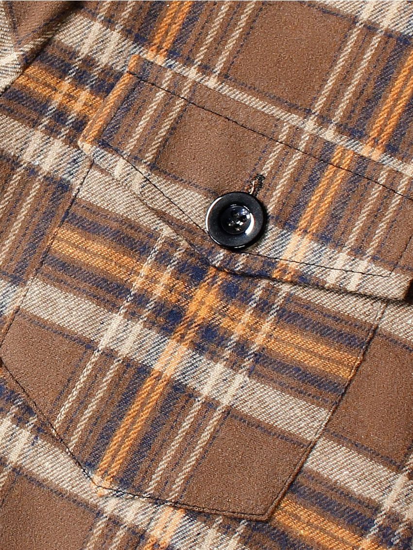 Men Plaid Print Single Breasted Blazer