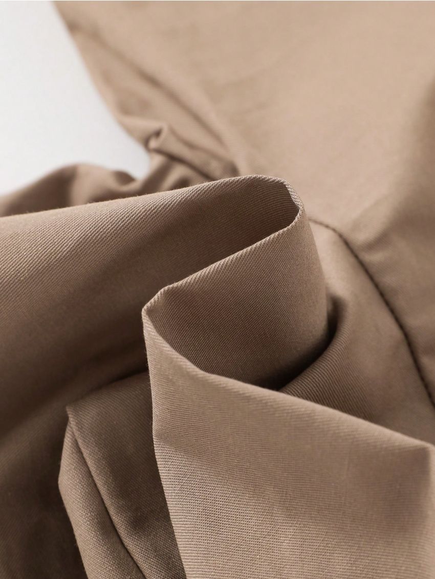 SHEIN Baby Boy 4pcs/Set Vest With Single-Breasted Buttons, Short-Sleeved Shirt, Butterfly Bowtie & Pants, Gentleman Clothing